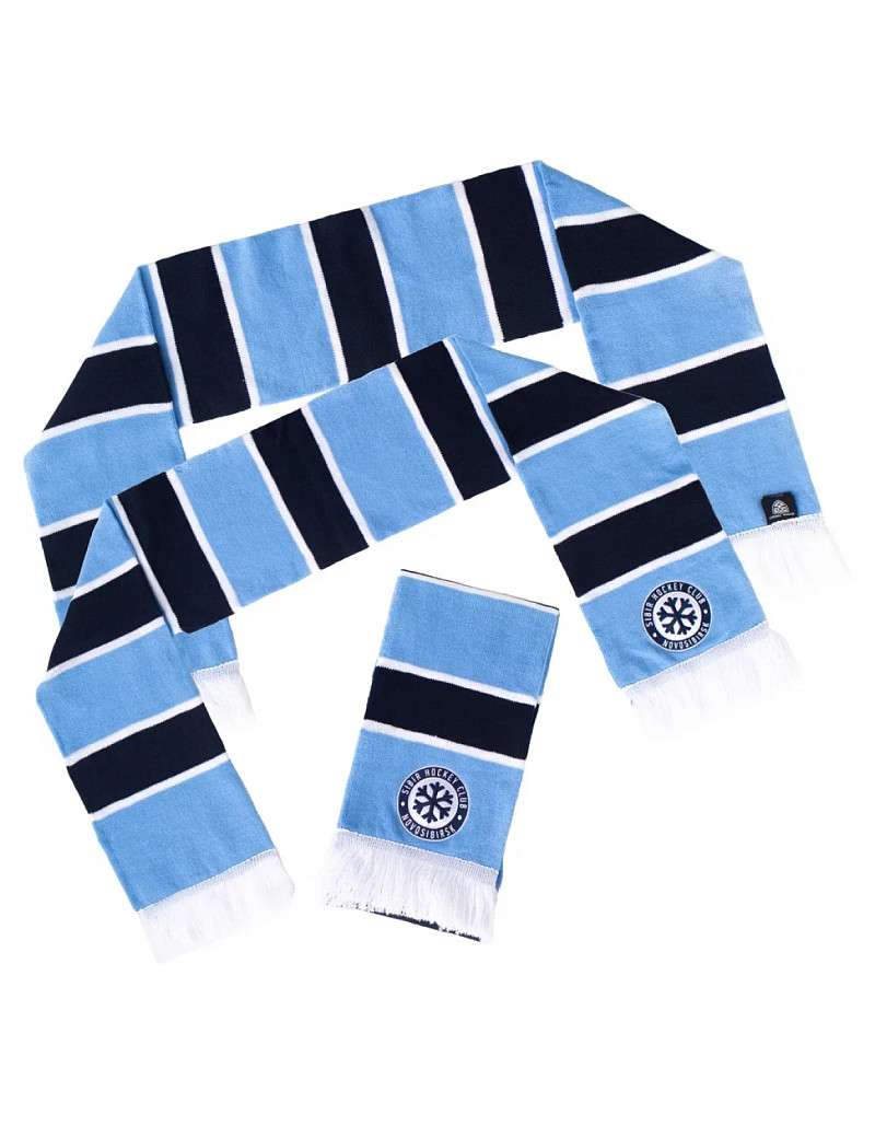 Трикотажный двусторонний шарф ХК Сибирь - Официальный интернет-магазин ХК "Сибирь"